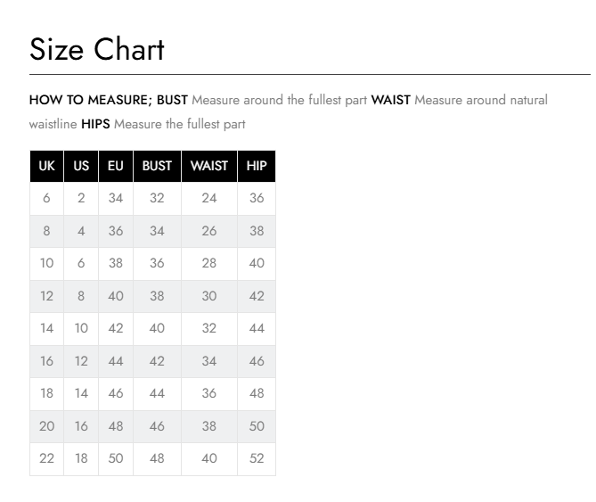 Image Size Guide