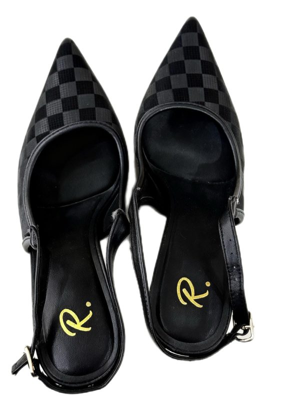Black Semi-sheer Mesh Stiletto Heel.