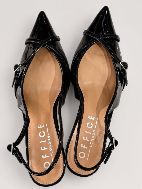 Glossy Slingback Heels