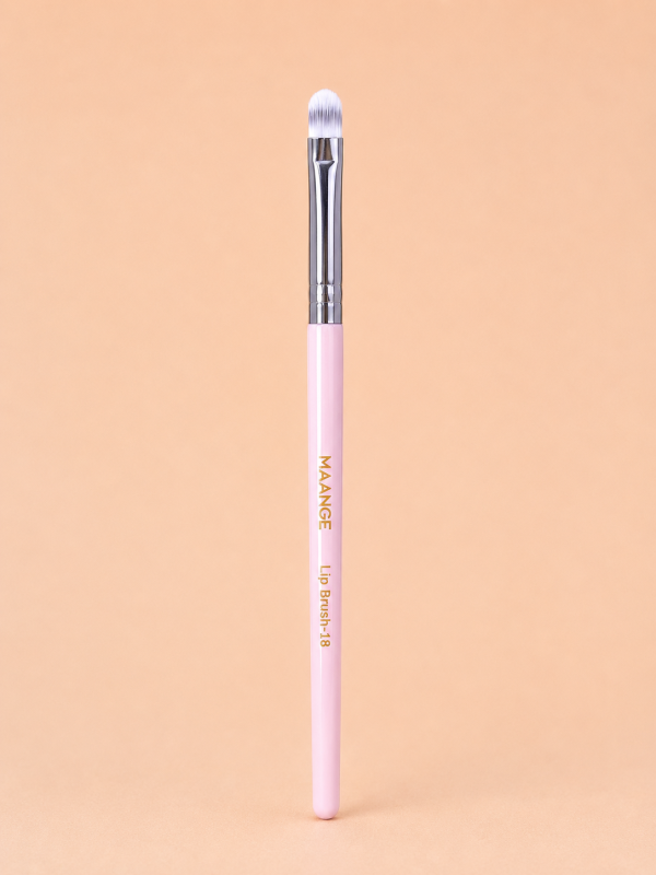 MAANGE Lip Brush-18 (Silver & Light Pink)