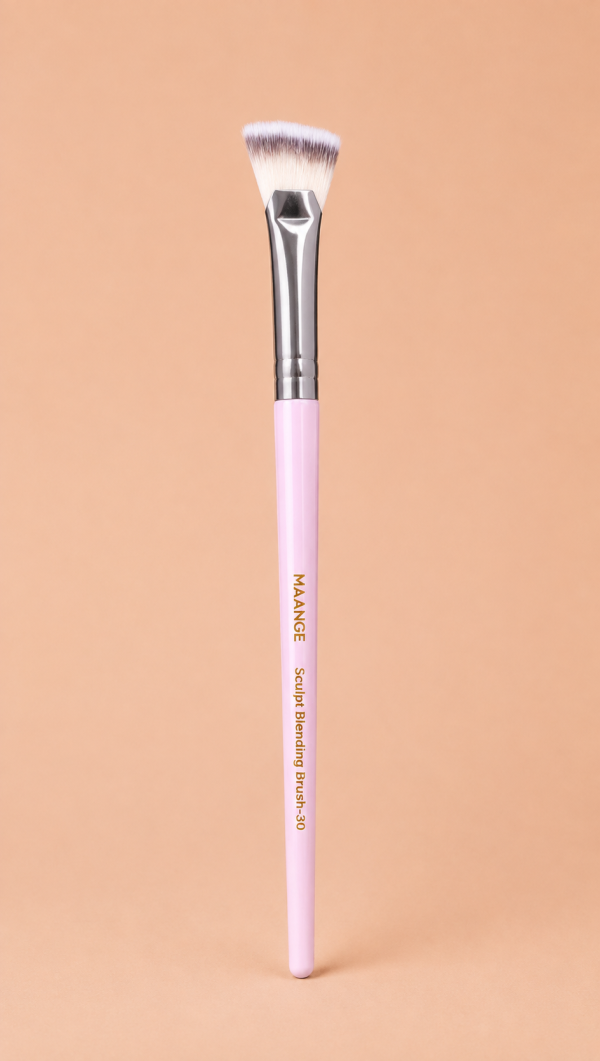 MAANGE Sculpt Blending Brush-30 (Silver & Light Pink)