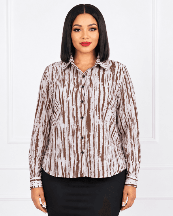 Sable Stripe Textured Shirt