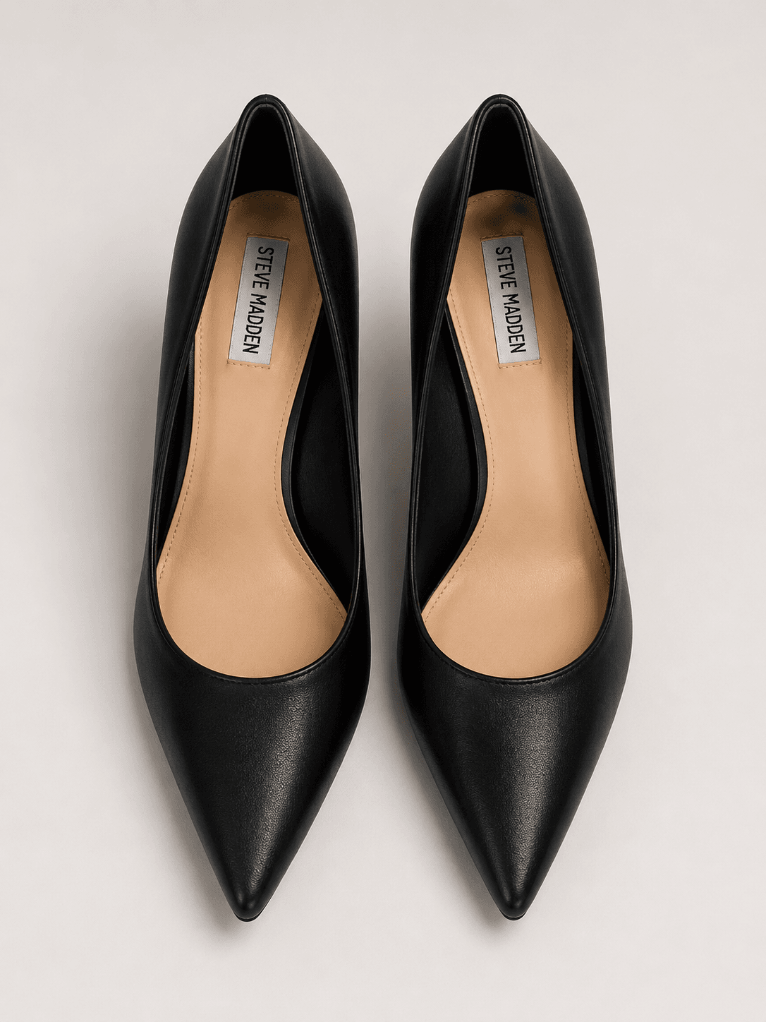 Steve Madden Black Pointed Toe Stiletto Pumps