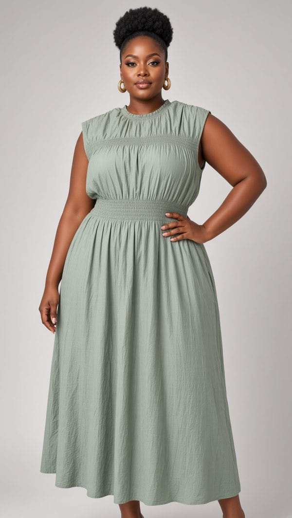 Willow Smocked Midi