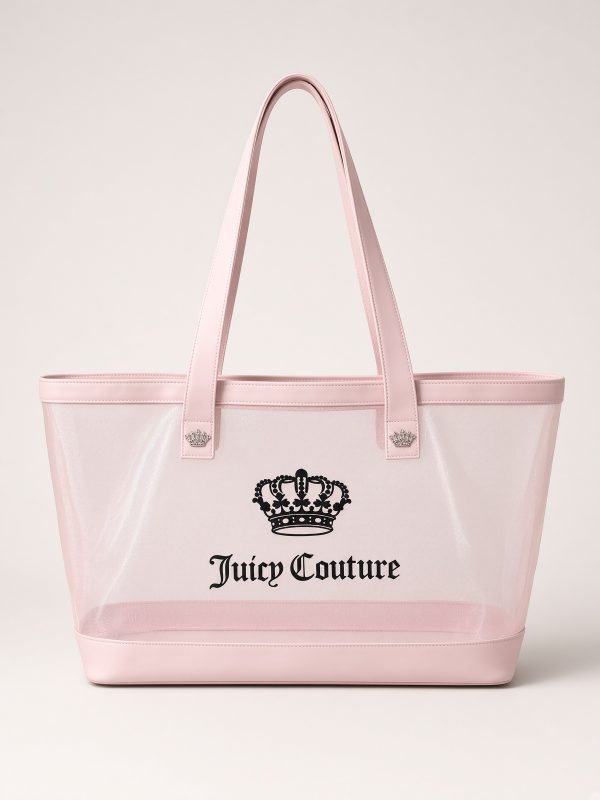 Juicy Couture Pink Mesh Tote Bag