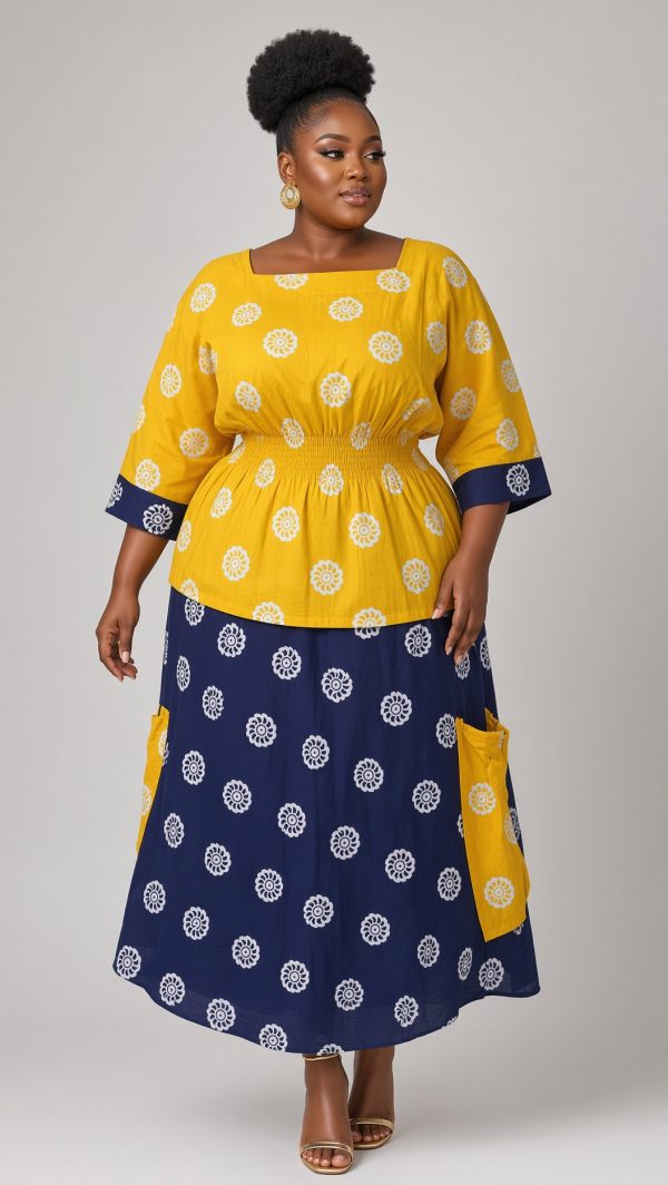 Marigold & Indigo Two-Piece