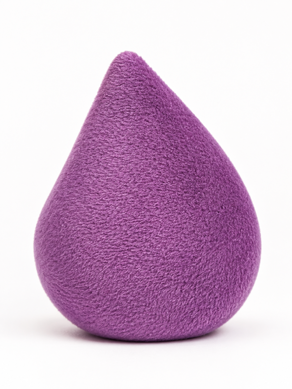 Velvet Teardrop Setting Powder Puff (Purple)
