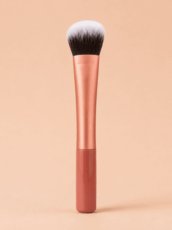 Dense Rounded Buffing Foundation Brush (Copper & Dusty Rose)