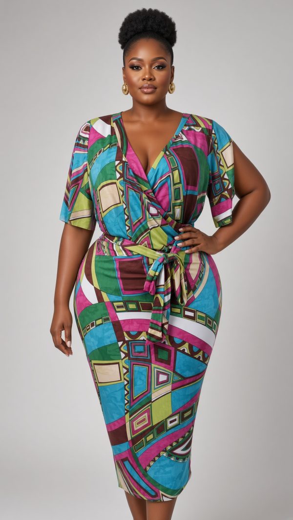 Azura Cold-Shoulder Midi